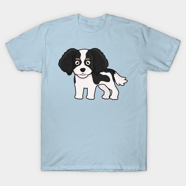 Kawaii TriColor Cavalier King Charles Spaniel T-Shirt by KawaiiNir